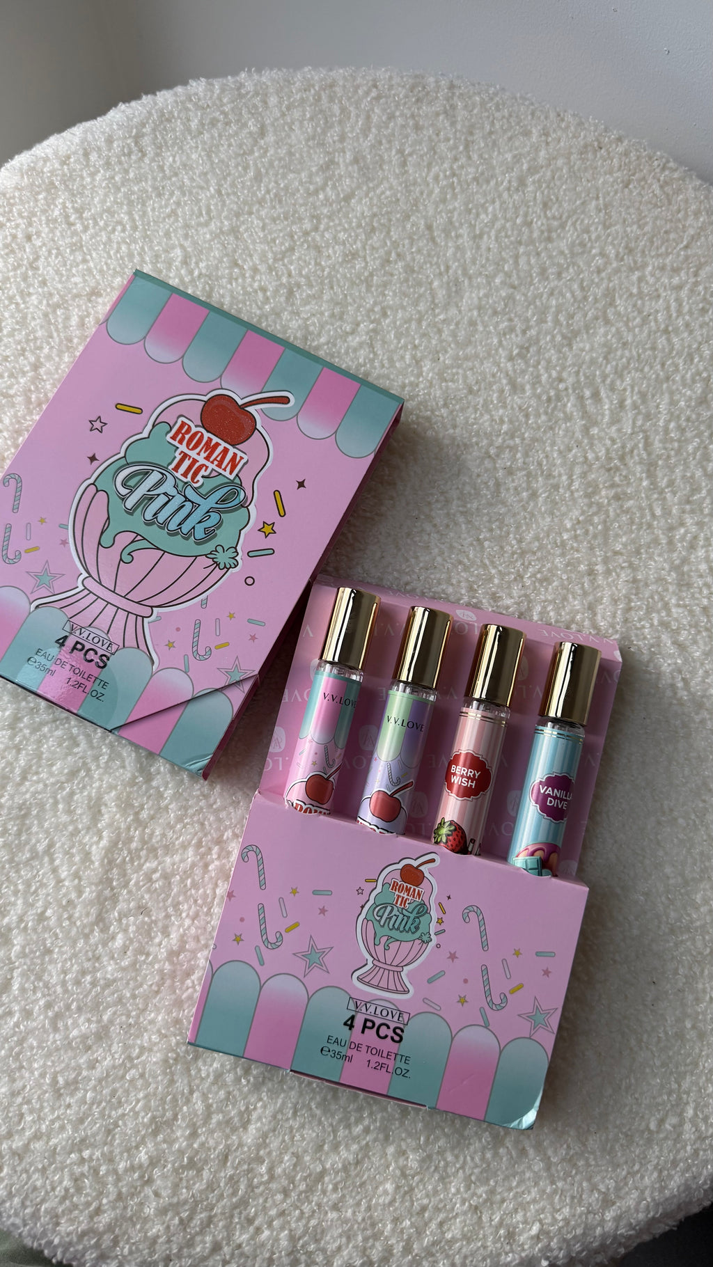 Set lociones pastelito